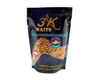 Прикормка 3KBaits Зерновий Мікс Горох банан 1кг