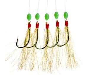 Оснащення морське Fladen Feather Rig Sparkling Yellow №3