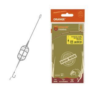 Оснащення коропове ORANGE #41 Classic Flat Method Leadcore, для бойлу, 40 гр., в уп. 1 шт.