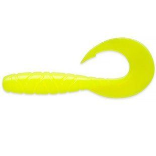 Силікон FishUp Mighty Grub 3.5" (7pcs.), #046 - Lemon