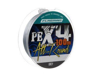 Шнур Flagman All-Round PE X-4 100m 0.08mm Grey