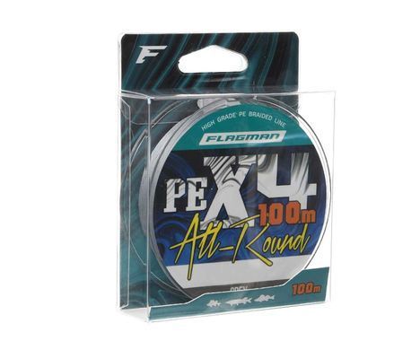 Шнур Flagman All-Round PE X-4 100m 0.23mm Grey