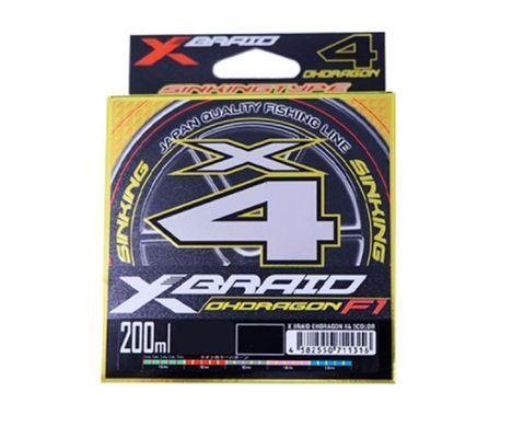 Шнур YGK Ohdragon X4 200м #0.6 0.128мм 11lb