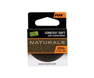 FOX Повідковий матеріал Naturals Coretex Soft x 20M 25lb/11.3kg