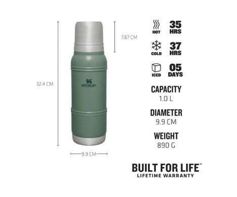 Термос Stanley Artisan Thermal Hammertone Green 1 л