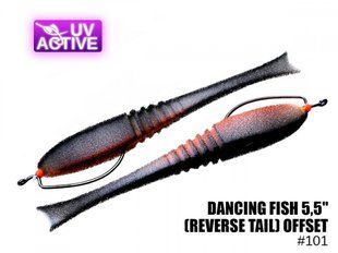 Поролонова рибка ПрофМонтаж 101 Dancing Fish 5,5",(reverse tail) offset,