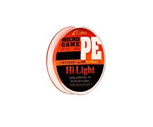 Шнур Owner Micro Game PE 3X #0.15 150м Orange 0.081мм