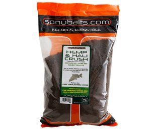 Прикормка Sonubaits Supercrush-Hemp & Hali 2кг