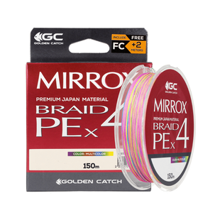 Шнур GC Mirrox PE X4 150м Multicolor #1.2 NEW 2023