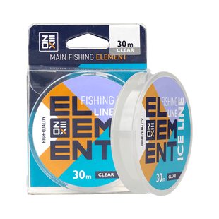 Волосінь ZEOX Element Ice Line Clear 30м 0.148мм