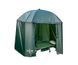 CZ Square Umbrella Shelter, 210x160x180cm - Парасоля рибальська з відстібним тентом та регулюванням нахилу, у комплекті з кілочками, діаметр: (210см), вага: (3,6кг)