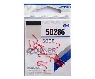 Гачки "OWNER" 50286-04 Sode №04 &Oslash;0,57мм 11шт. Red лопатка