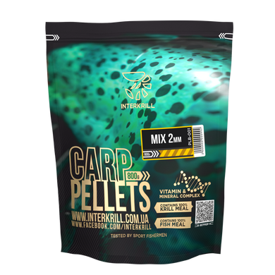 Пелетс Interkrill MIX 2мм, 800г