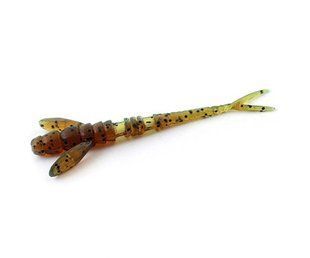 Силікон FishUp Flit 1.5" (10шт), #017 - Motor Oil Pepper