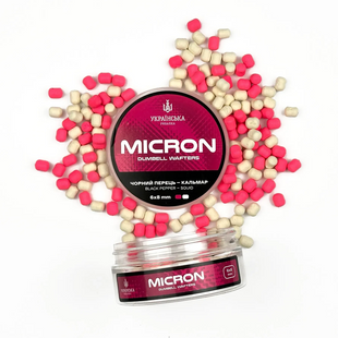Вафтерс Українська Рибалка Micron Wafters 6х8 Чорний Перець Кальмар