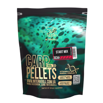 Пелетс INTERKRILL Pellets Start Mix 2мм/4мм