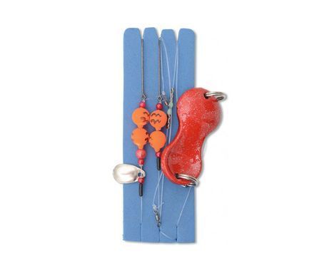 Готове оснащення Zebco Z-Sea Flatty Teaser Rig Lead Free 3 Red 60г