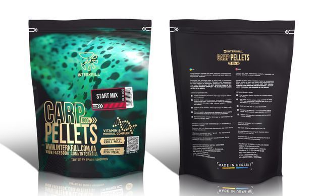 Пелетс INTERKRILL Pellets Start Mix 2мм/4мм