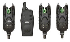 Express K-280 bite alarm set, 3+1 - Комплект з 3-х сигналізаторів клювання та пейджера, є можливість під"єднання додаткового сигналізатора, з захистною валізкою у комплекті, (працюють від 3-х батарейок 9V 6LR61)
