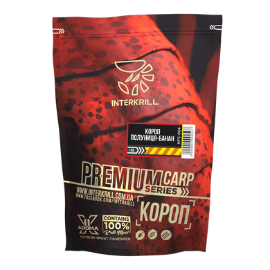 Принада INTERKRILL PREMIUM SERIES Короп-Полуниця-Банан 1кг