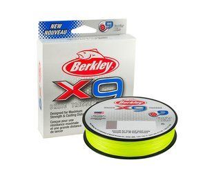 Шнур Berkley X9 Braid Flame Green 150м 0.10мм
