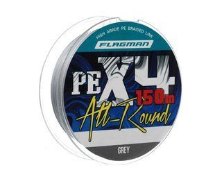 Шнур Flagman All-Round PE X-4 150m 0.12mm Grey