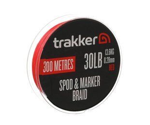 Trakker Spod Marker Braid (30lb)(13.6kg)(0.28mm)(300m)(Red) - Шнур Спод-Маркерний, червоний, діаметр: (0,28мм/13,6кг), довжина: (300м)