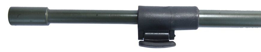 Screw Bankstick, 40-70cм - Стійка для вудлища телескопічна металева з буром, зелена, довжина: (40см - 70см)