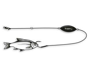 Сомове оснащення Black Cat U-Float Rig Single Hook L №8 100кг