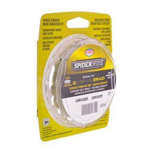 Шнур Spiderwire Stealth Glow-Vis Braid Green 0.10мм