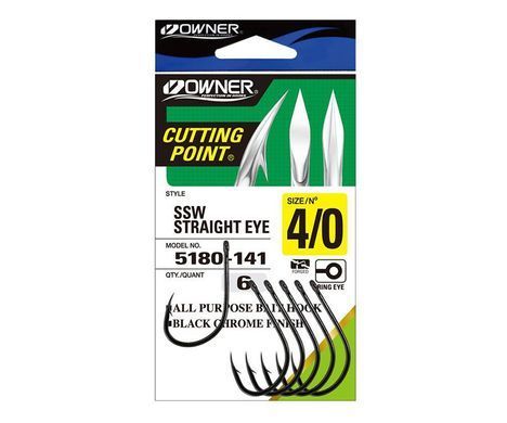 Гачки Owner 5180 SSW Streight Eye №01