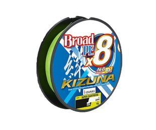 Шнур Owner Kizuna Broad PEx8 275м 0.42мм 40кг Сhartreuse