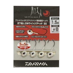 Джигголівка Daiwa Gekkabijin SW Light Jig Head SS 2.0gr #10 Red Glow (07312854)