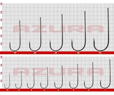Гачок Azura Long Worm Hook #3/0