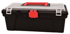 KIDS' Tackle Box, 30x15x12cм - Дитячий рибацький ящик з верхньою сегментованою секцією для дрібних аксессуарів з прозорим верхом, та основним великим відсіком, розміри: (30см x 15см x 12см)
