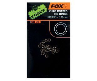 Кільця для монтажу FOX Edges Kuro Coated Rig Rings 2.5 мм S