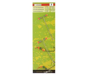 Готове оснащення SPRO 2HK M-Boom Flatfish Paternoster #2 Orange/Green