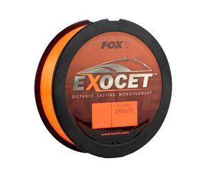 Exocet Fluoro Orange Mono 0.33mm 16lb / 7.5kg - Жилка коропова помаранчова, (0,33мм/7,5кг), довжина: (1000м)