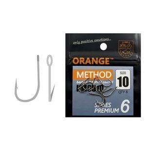 Гачки ORANGE method Premium Series 6, колір teflon, розмір №10, в уп. 8шт