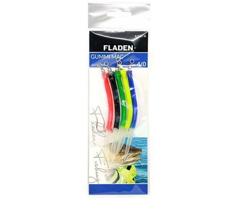 Оснащення морське Fladen Gummi Mac Assorted Glowing №6