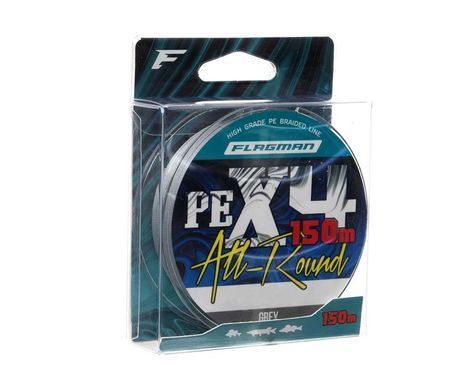 Шнур Flagman All-Round PE X-4 150m 0.10mm Grey