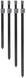 Black Power Bankstick, 76-145cм - Стійка для вудлища телескопічна металева посилина, довжина: (76см - 145см)