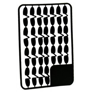 Pellet holders, big (50шт) Brown - Стопор для пеллетсів, коричневий, великий, кількість: (50шт)