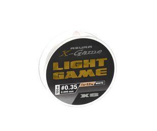 Шнур Azura X-Game Light Game PE X-8 150m #0.35 - 0,099mm 3,2kg - 7lb White