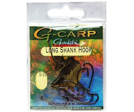 Гачок Gamakatsu G-Carp Long Shank №8