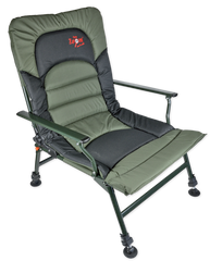 Full Comfort Boilie Armchair (60x64x37/96) - Комфортне крісло з підлокітниками та регулюванням нахилу спинки, ніжки регулюються по висоті, розміри: (60см х 64см х 37/96см), вага: (7,1кг)