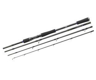 Кастингове вудлище Daiwa Prorex XR Travel Baitcast 2.4м 40-120г, 2.4 м, Fuji, 120 г, Графит (карбон), Надшвидка (X-Fast), 66 см, 4, EVA, Кастингове, рознесена, 40 г, 175 г