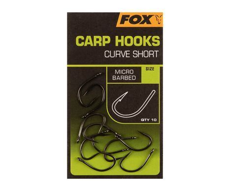 FOX Гачки Curve Shank Short - size 6