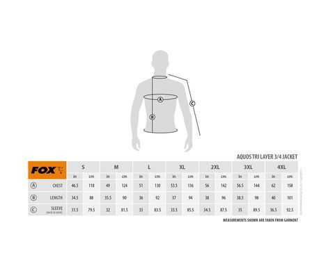 Куртка Fox Aquos Tri Layer 3/4 Jacket L