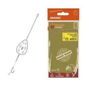 Оснащення коропове ORANGE #34 Lead Feed Leadcore, для бойлу, 85г, в уп. 1 шт